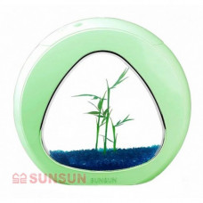 Аквариум комплект "sunsun" YA-01 зелёный, 4 литра, (ZELAQUA)