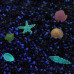 Флуоресцентная аквариумная декорация GLOXY Набор ракушек 8шт