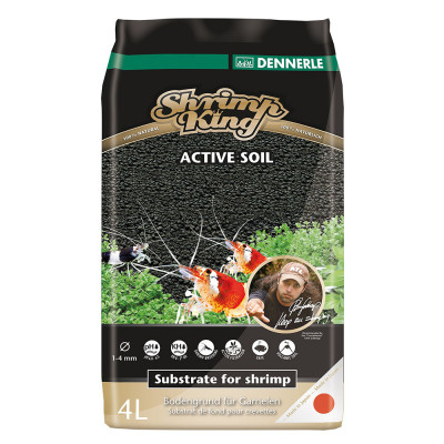 Грунт Dennerle Shrimp King Active Soil, 4л
