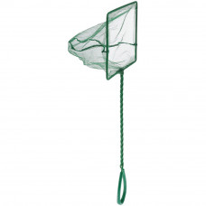 Аквариумный сачок с зелёной сеткой Barbus 15х12,5х30 см