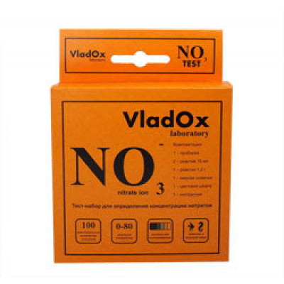 VladOx NO3 тест - профессиональный набор для измерения концентрации нитратов