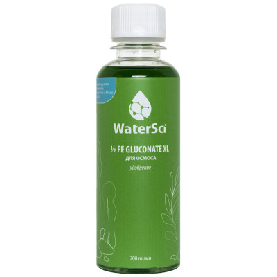 Удобрение для растений глюконат железа WaterSci, 200 мл