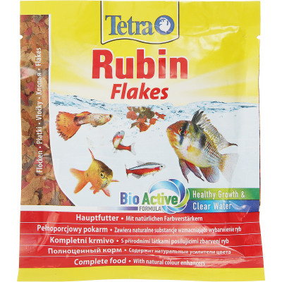 TetraRubin 12г (пакетик) - корм для улучшения окраса рыб