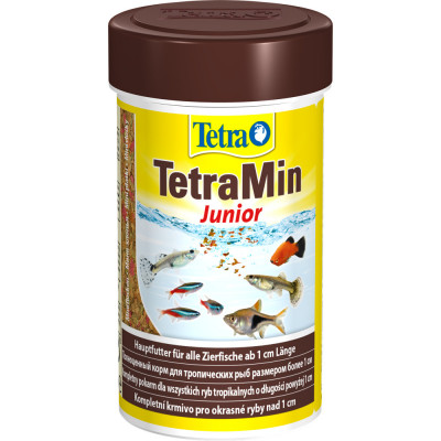 TetraMin Junior 100 мл - корм в хлопьях для молодых рыб